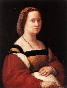 RAFFAELLO Sanzio Portrait of a Woman (La Donna Gravida) drty oil painting picture wholesale